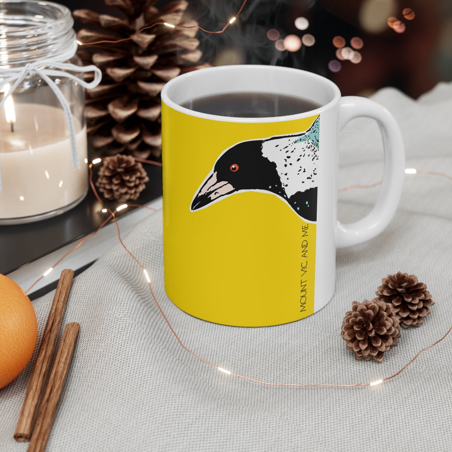 Magpie Talk mug