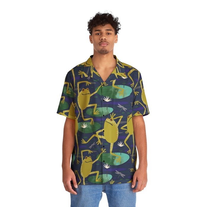 Dancing Frogs Hawaiian Shirt