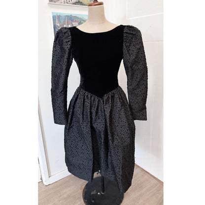 Black vintage formal dress