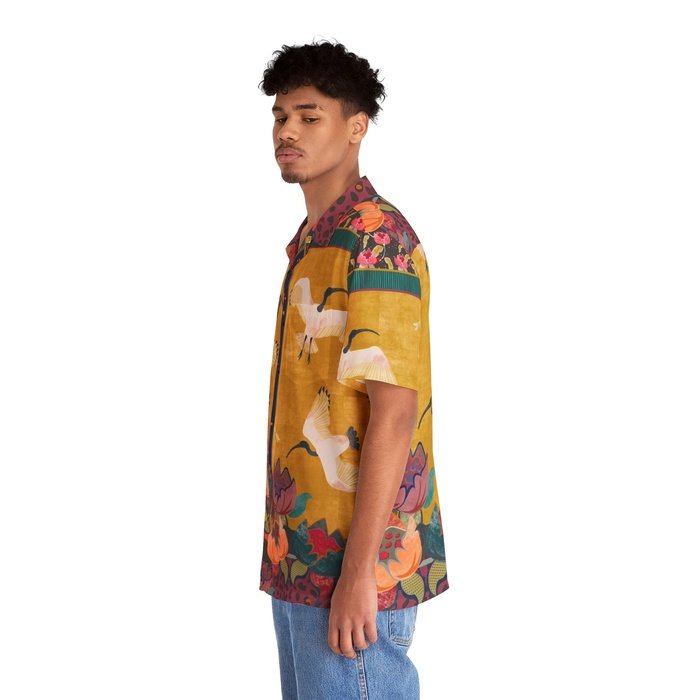 Opulent Ibis Hawaiian Shirt