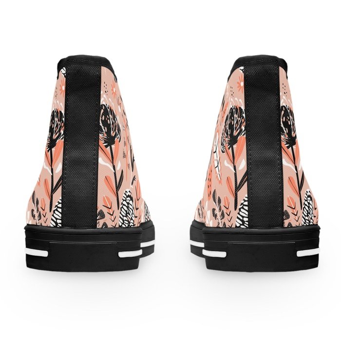 Australian Botanical high top womens canvas sneakers