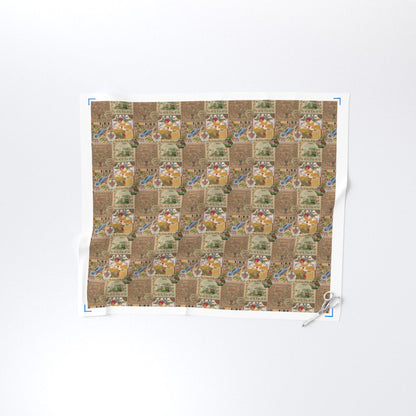 Fabric : Old embroidery sampler small