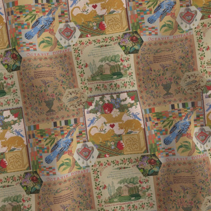 Fabric : Old embroidery sampler small