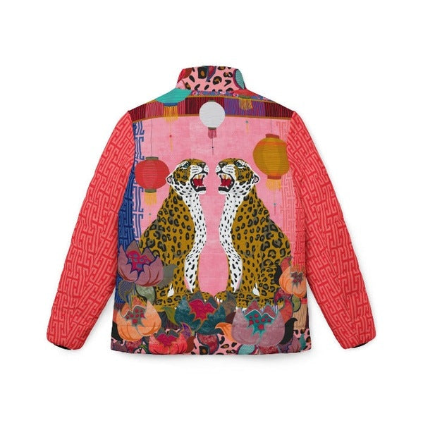 Festival Dreaming leopard women’s puffer jacket