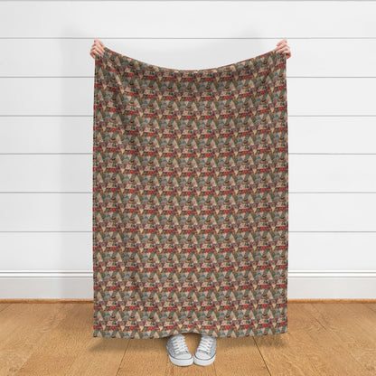 Fabric : Victorian triangle quilt small