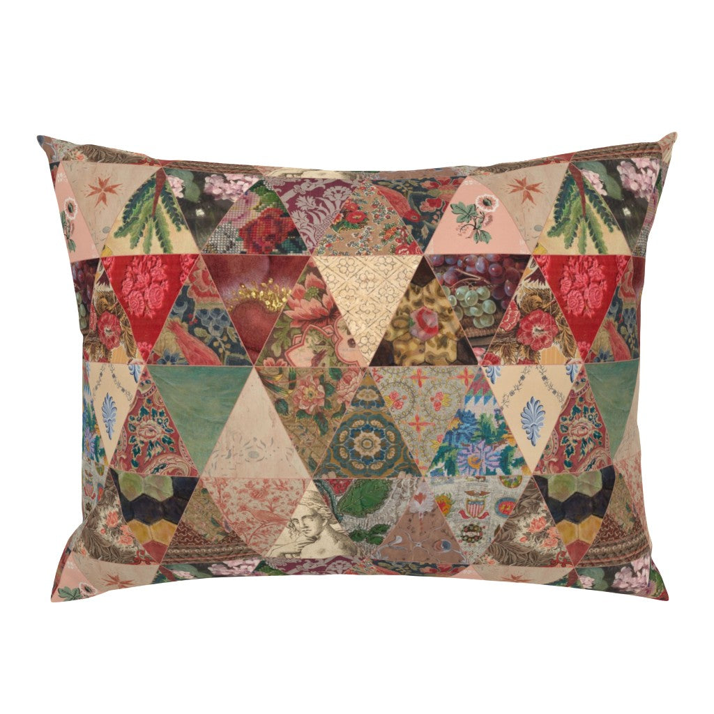 Fabric : Victorian triangle quilt small