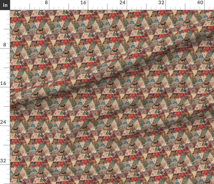 Fabric : Victorian triangle quilt small