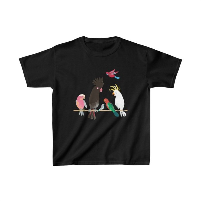 Australian Birds kids classic cotton t shirt