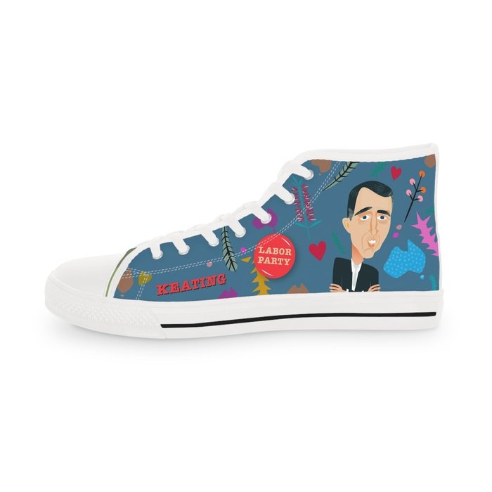 Paul Keating high top mens sneakers