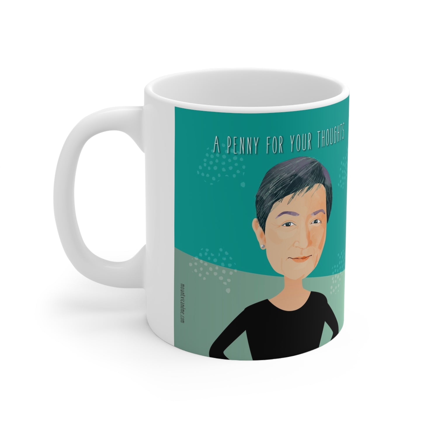 A Penny for your thoughts mug