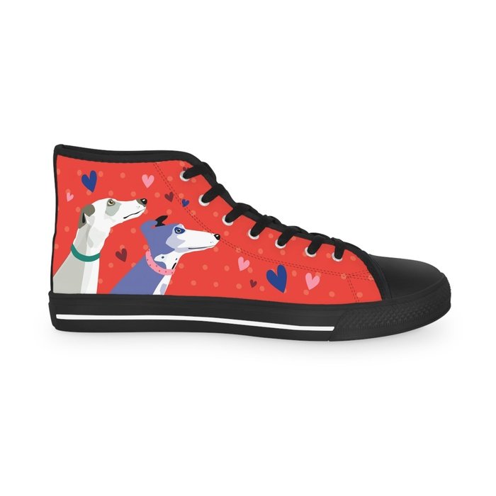 Greyhound Love high top mens sneakers