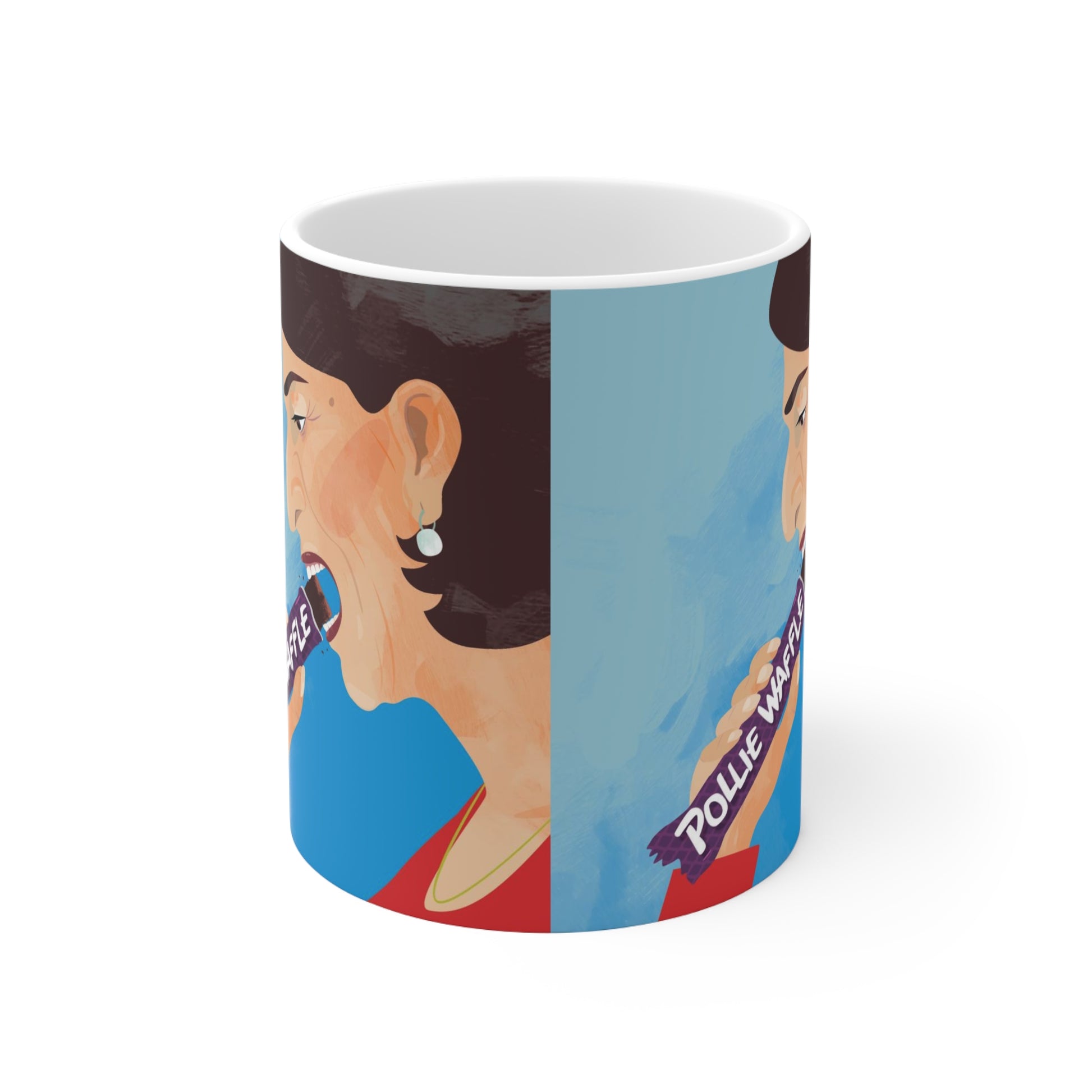 Gladys Pollie Waffle mug