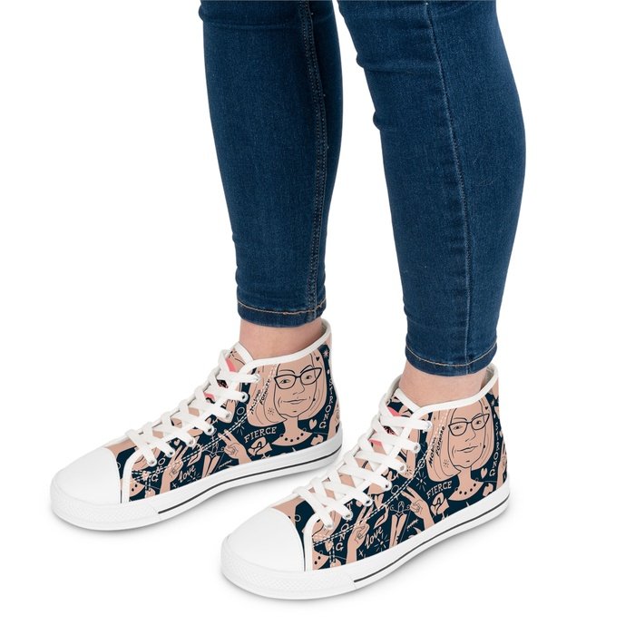 Not Now Not Ever Tattoo Gillard high top womens sneakers