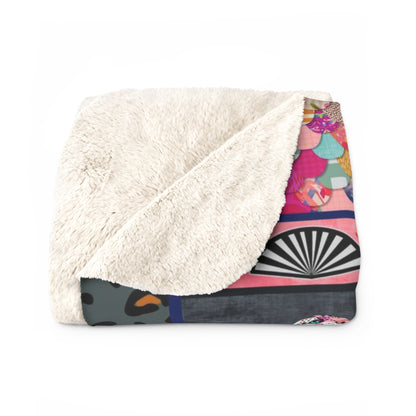 Dopamine beasts maximalist sherpa blanket