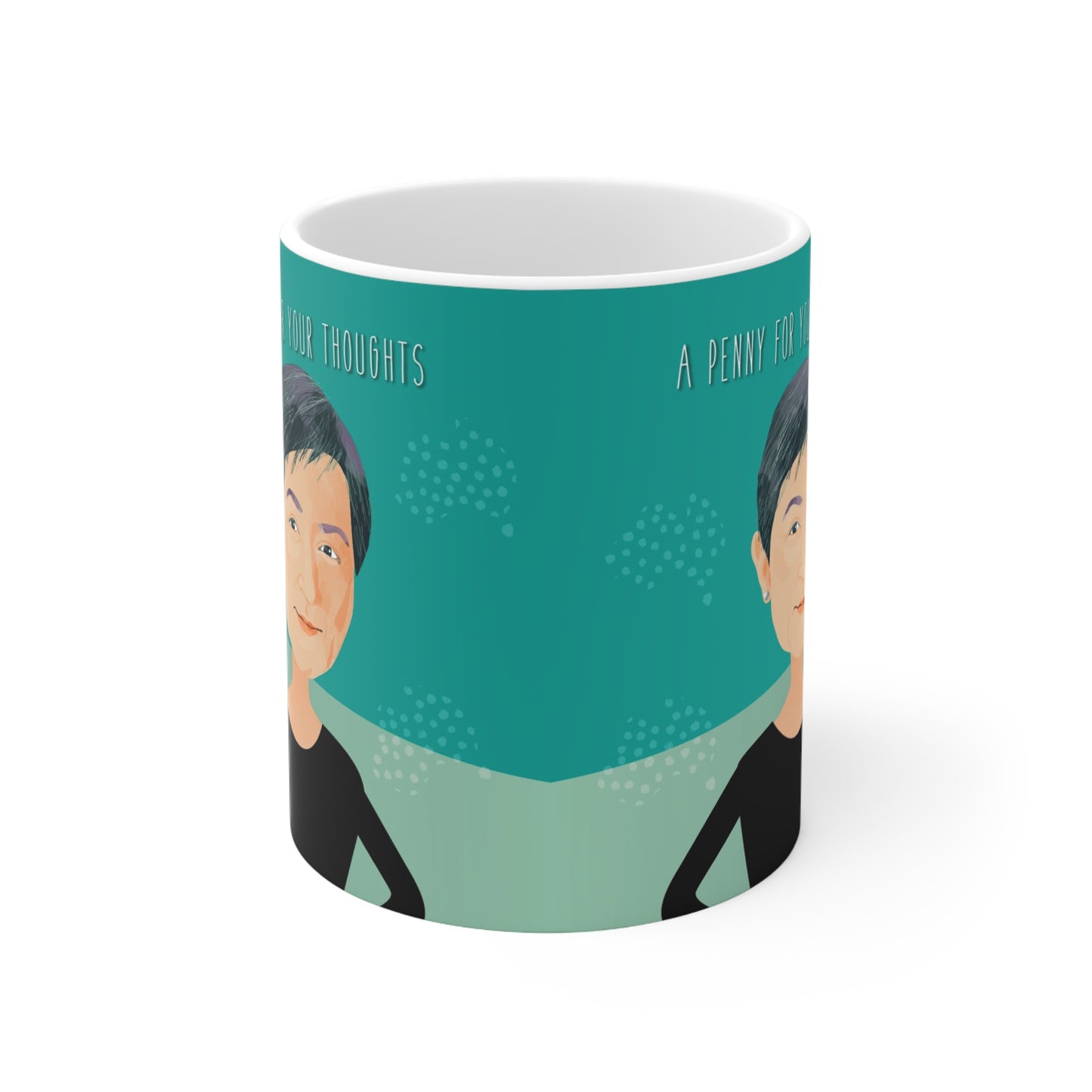 A Penny for your thoughts mug