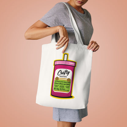 Crafty Bastard Cotton Tote Bag