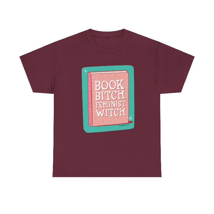 Book B#tch Feminist Witch t shirt