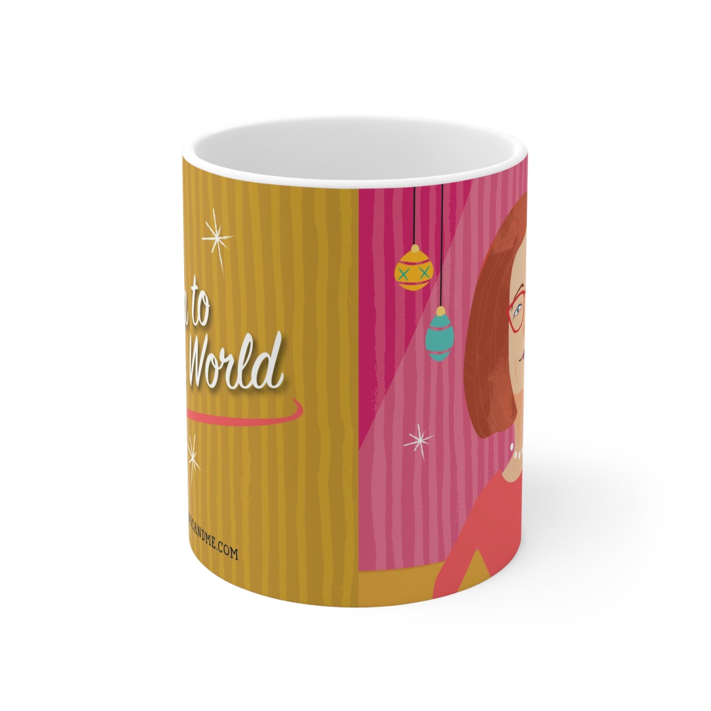 Julia to the World Christmas mug