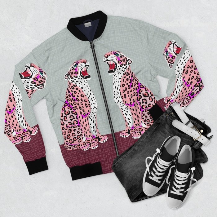 Pretty Kitty Men s Bomber Jacket