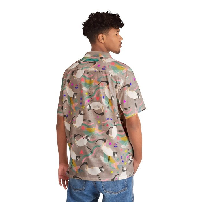 Retro Ibis Hawaiian Shirt