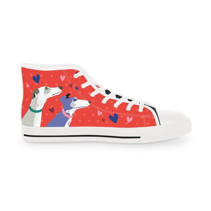 Greyhound Love high top mens sneakers