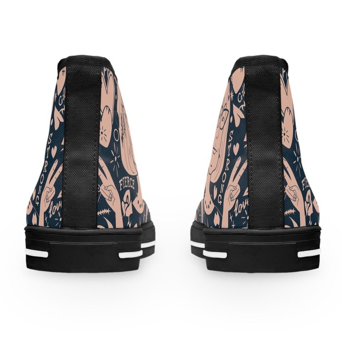 Not Now Not Ever Tattoo Gillard high top womens sneakers