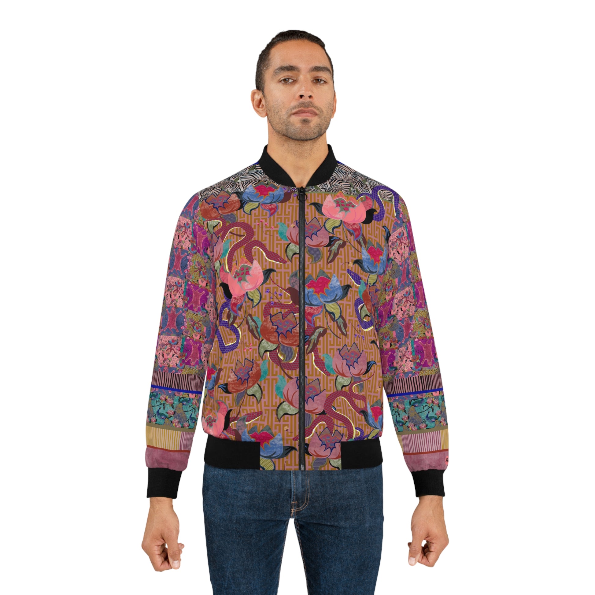 Opulent Snake Men's Bomber Jacket