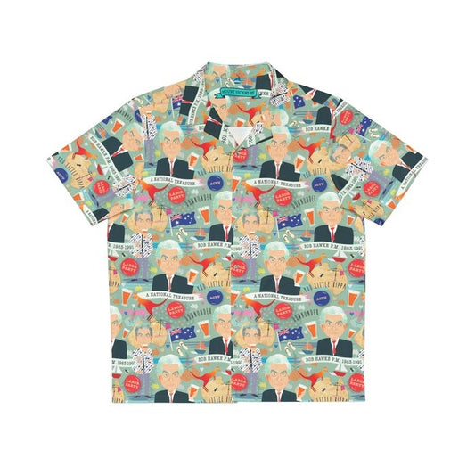 Take me to your leader Bob Hawke Men's Hawaiian Shirt