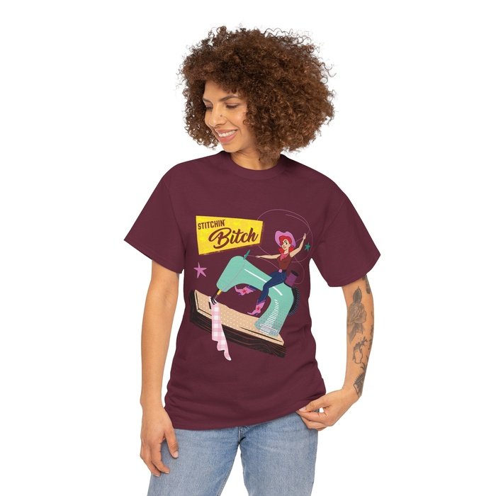 Stitchin' bitch classic t shirt