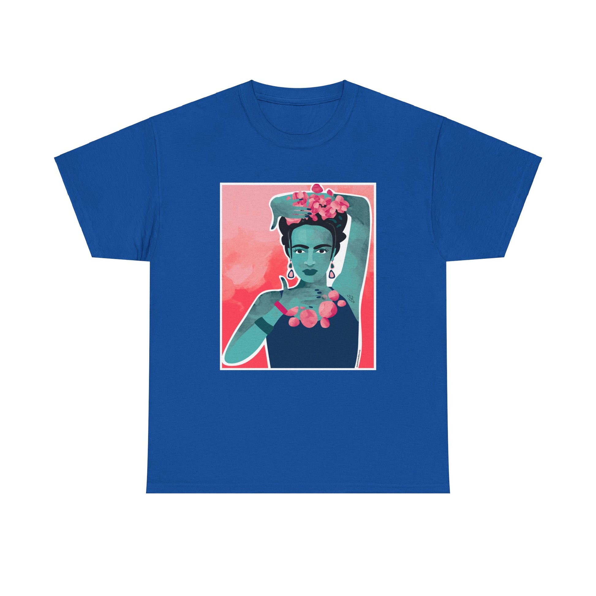 Blue Lady vogue classic cotton t shirt