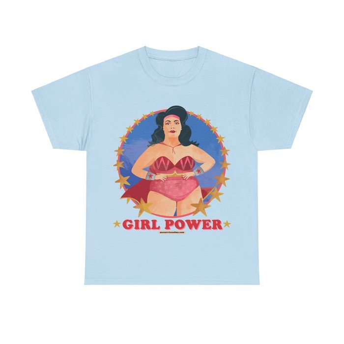 Girl Power pin up feminist classic cotton t shirt