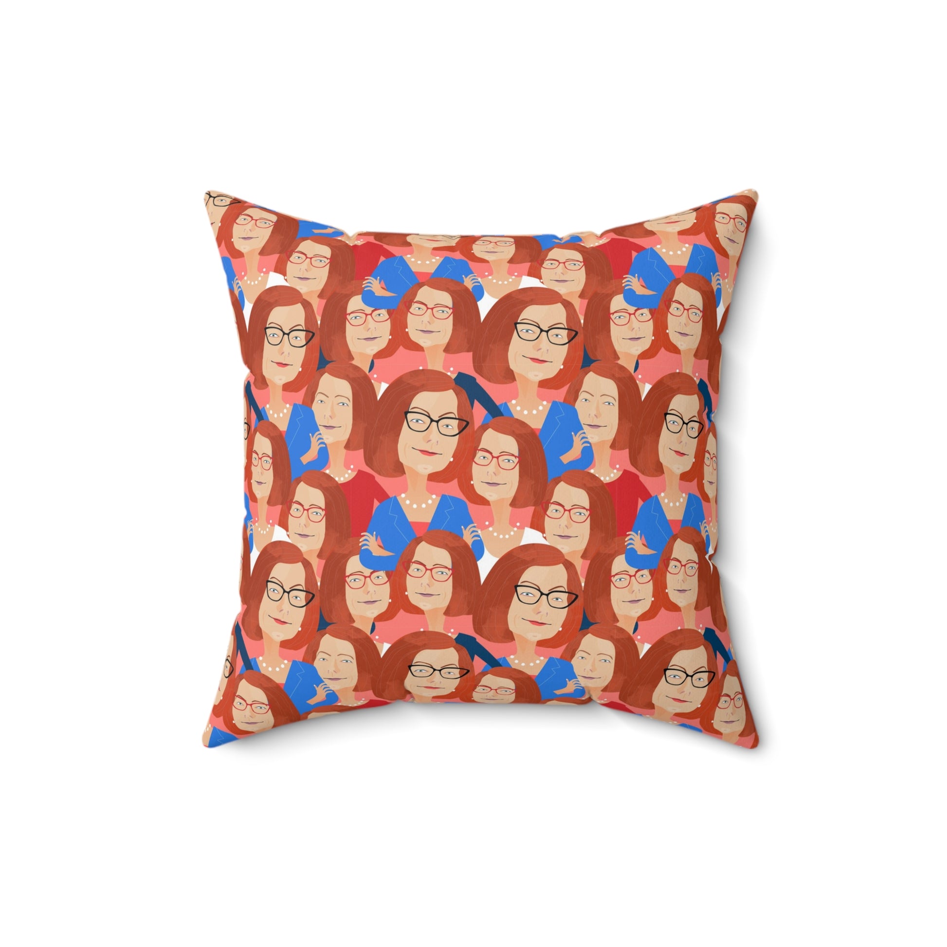 Ms Julia Gillard PM faux suede cushion