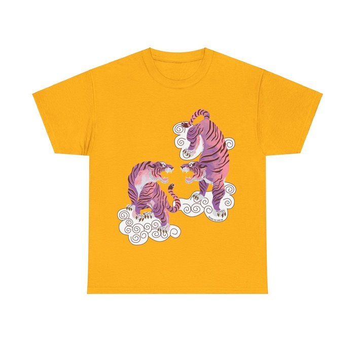 Snarling tigers classic t shirt