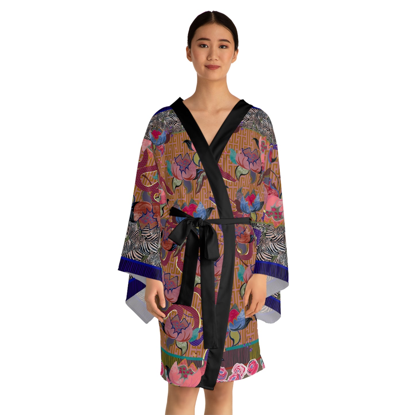 Opulent Snake kimono robe