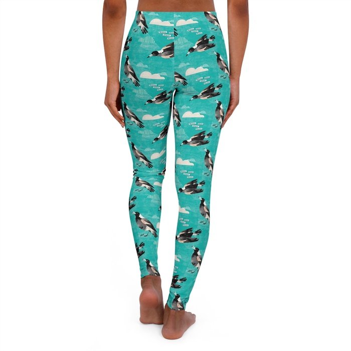 Magpie Talk teal Classic Spandex Leggings