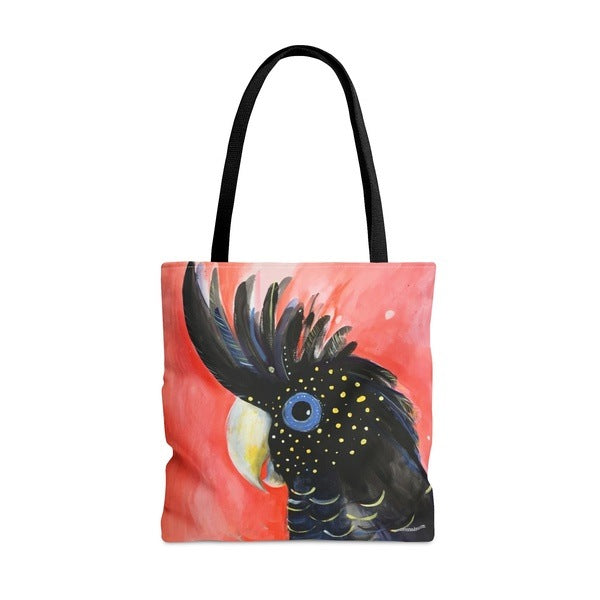 Black Cockatoo tote bag