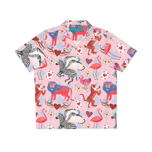 Royal Beasts Las Vegas Pink Hawaiian Shirt