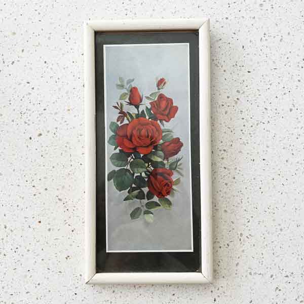 Vintage shabby chic rose print 5944