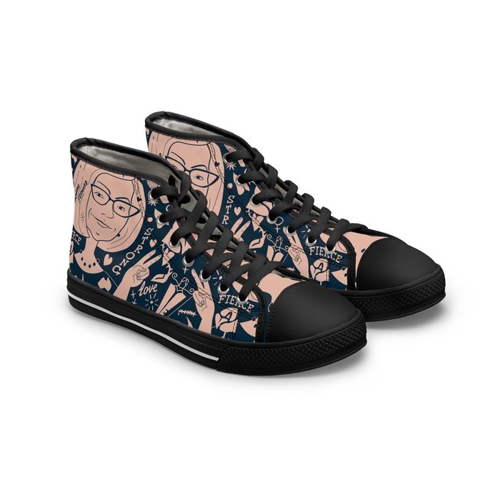 Not Now Not Ever Tattoo Gillard high top womens sneakers