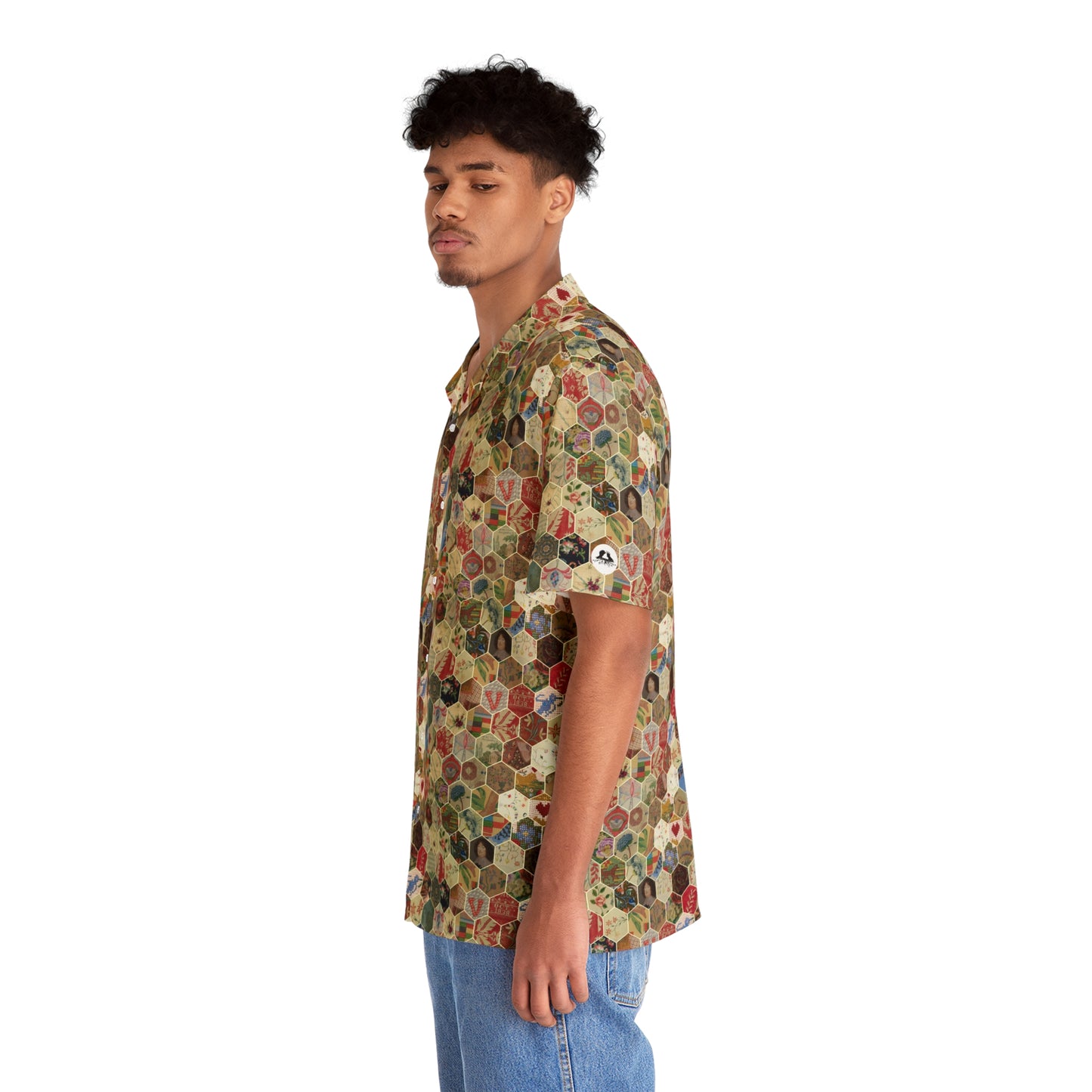Hexagon Sampler Hawaiian Shirt
