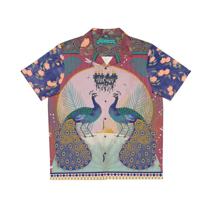 Peacock Paradise Hawaiian Shirt