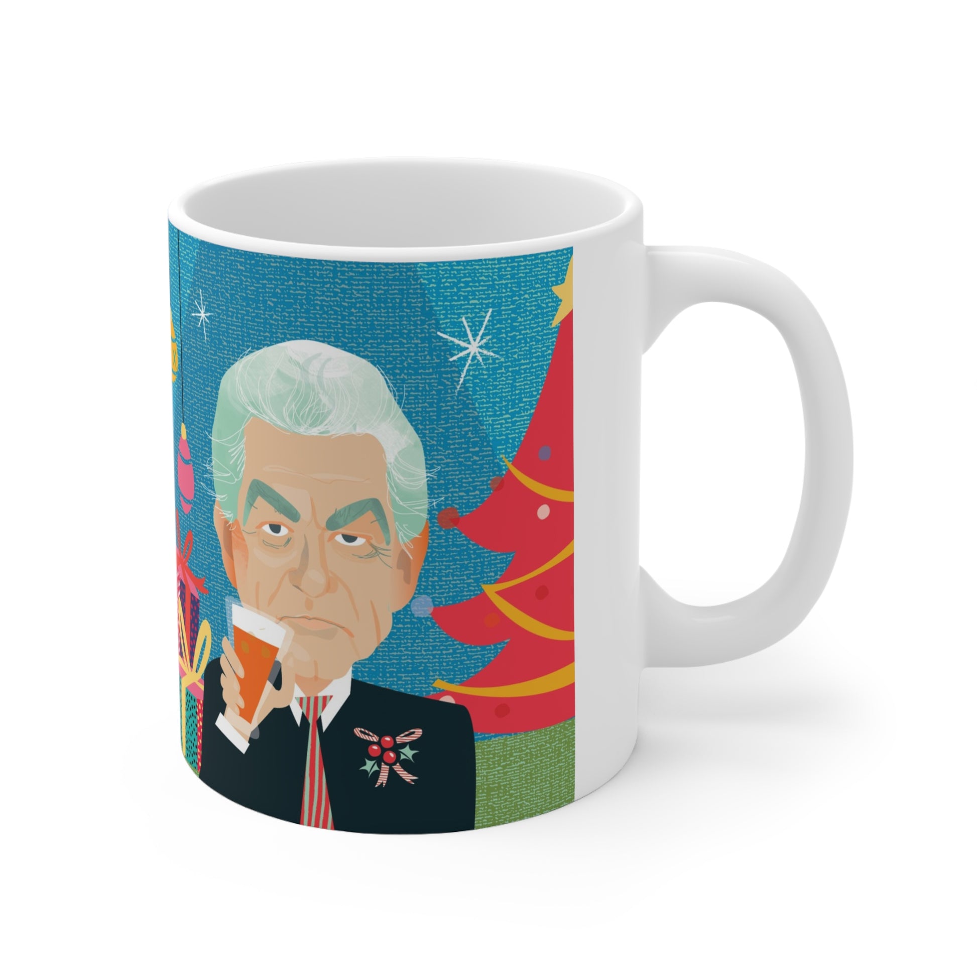 Hawke! The herald angels sing Christmas mug