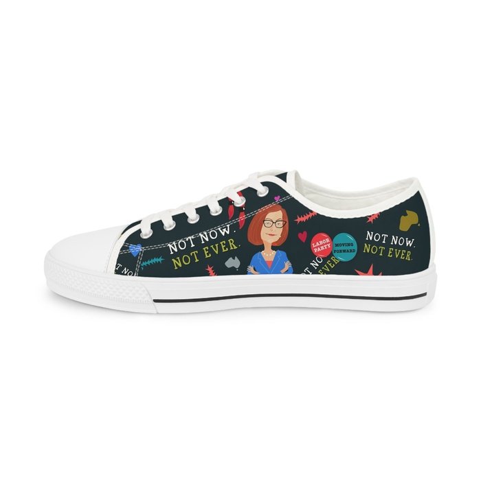 Julia Gillard misogyny mens low top sneakers