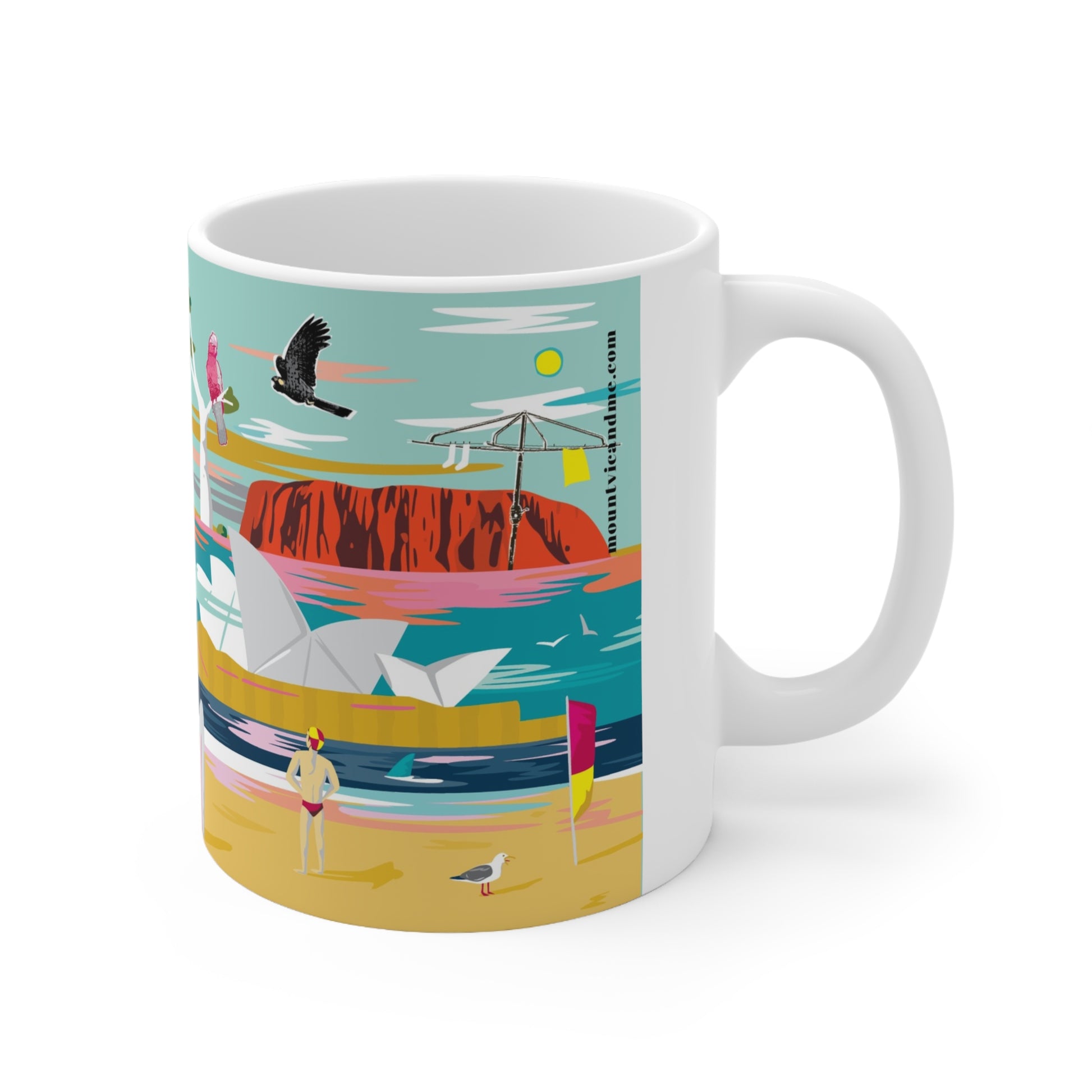 Australiana Paint by Numbers mug