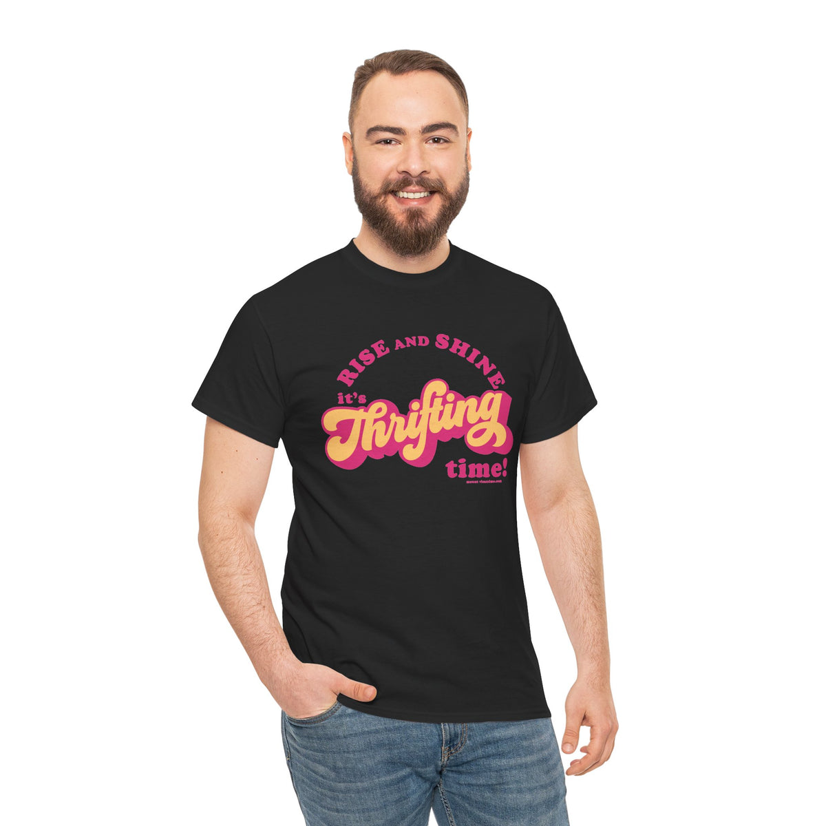 It's Thrifting Time classic cotton t shirt