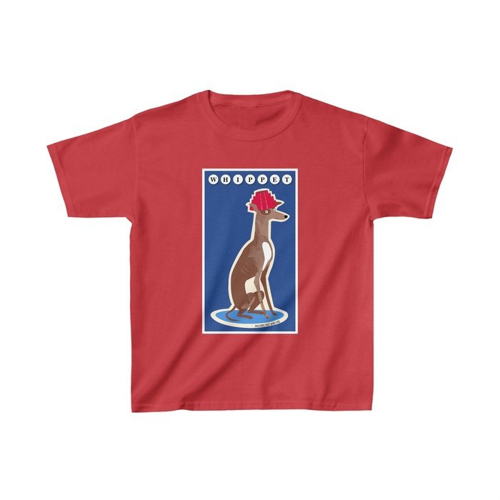 Whippet kids t shirt