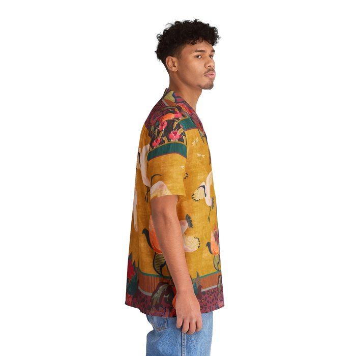 Opulent Ibis Hawaiian Shirt