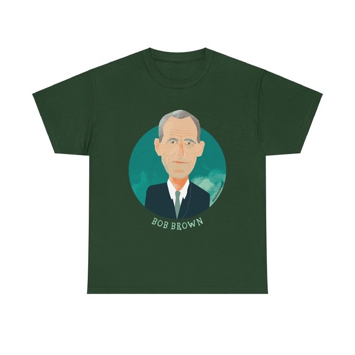 Bob Brown Greens classic cotton t shirt