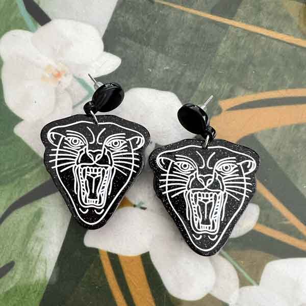 Black Panther earrings