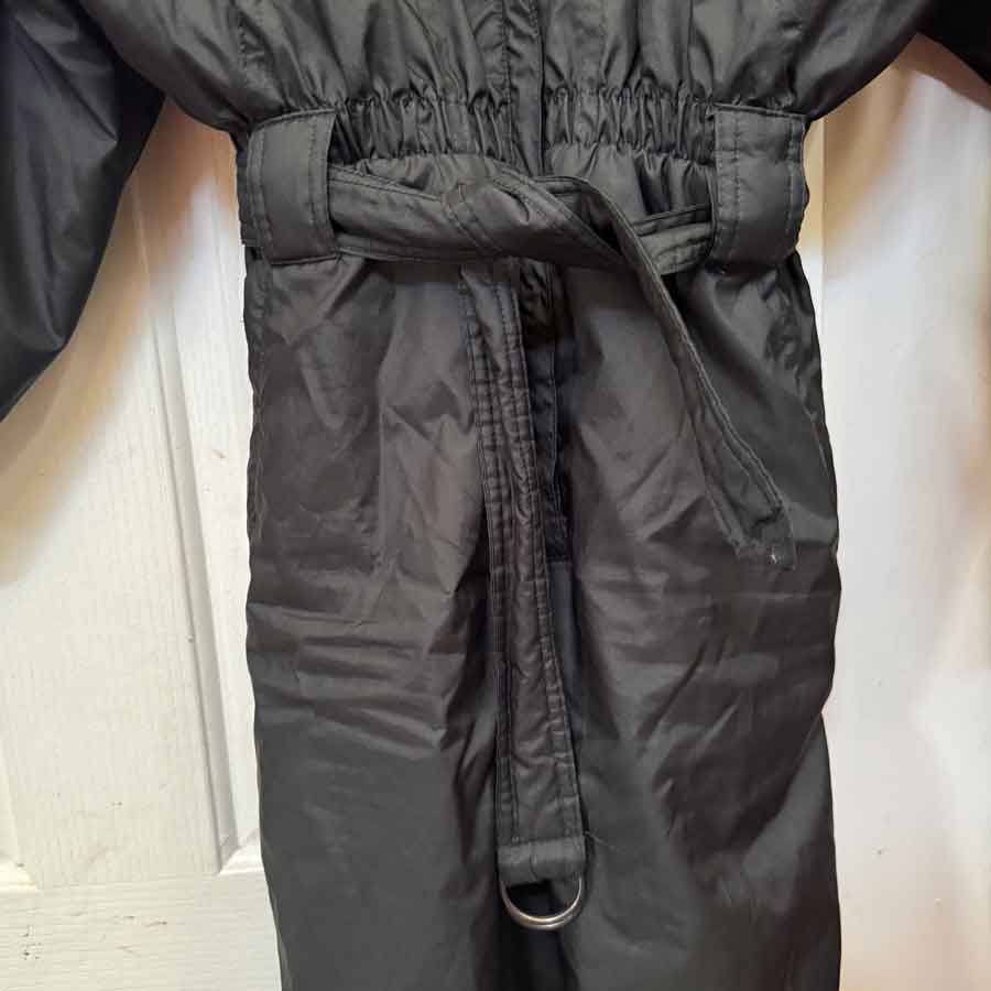 1980's retro black ski suit